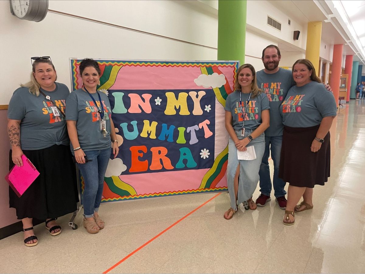 Leadership team smiling during the Era celebration